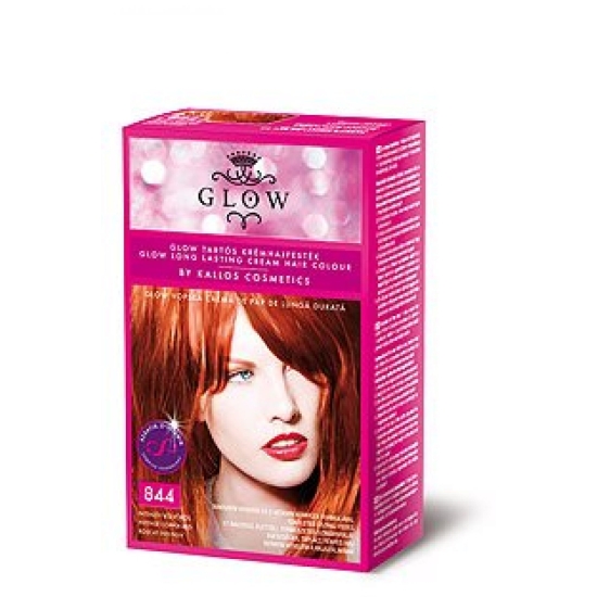 KALLOS Farba GLOW 844 intensywna miedziana czerwień 40 ml