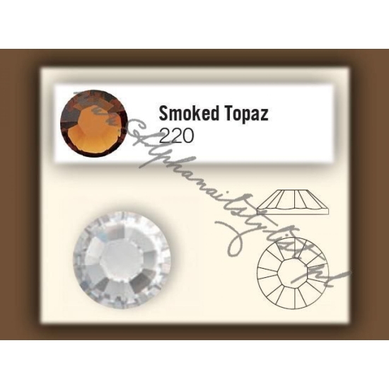 Cyrkonie SWAROVSKI ss5 - Smoked Topaz