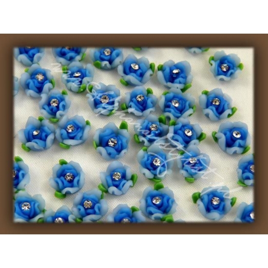Fimo Różyczki 3D frrc10 - Blue