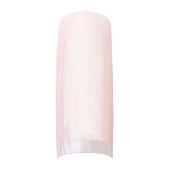 Nail Perfect Color Tips Transparent Pink 100 sztuk
