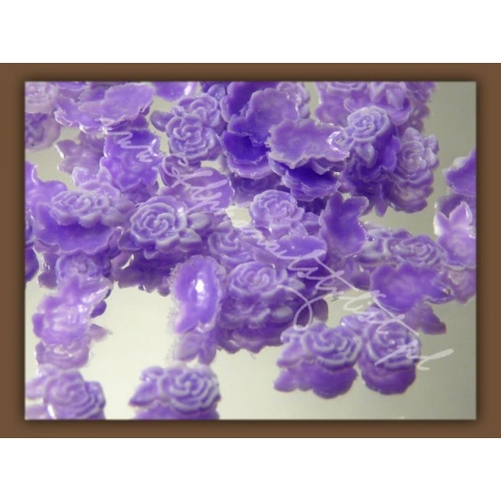 Kwiatki I - Purple