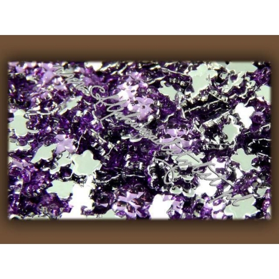Cyrkonie Kwiatki CTRFl - Light Purple