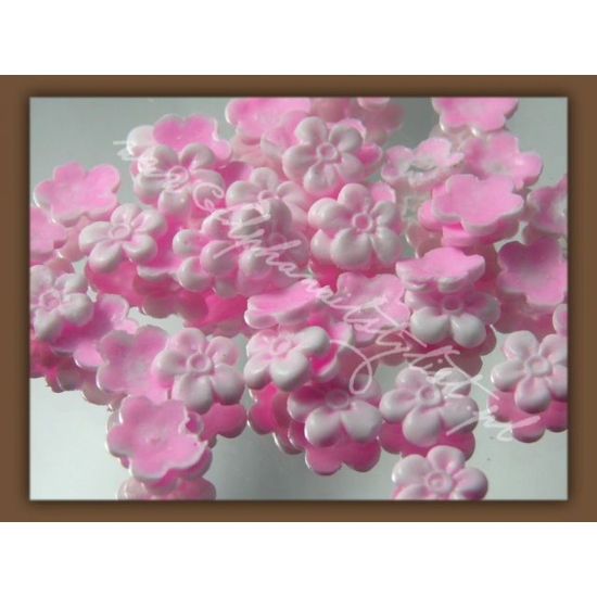 Kwiatki z pięcioma płatkami - Pink