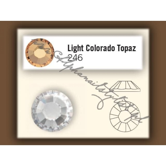 Cyrkonie SWAROVSKI ss5 - Light Colorado Topaz