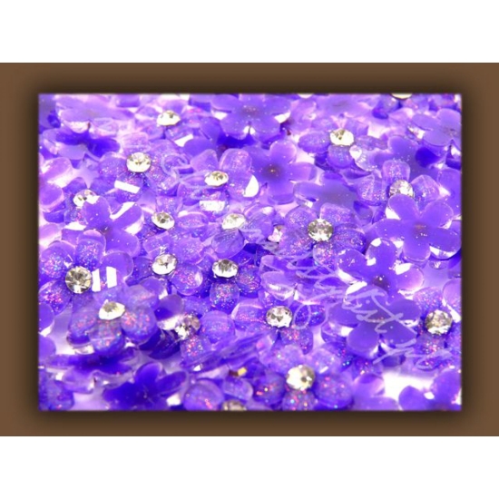 Kwiatki 3D K3DZC09 - Purple