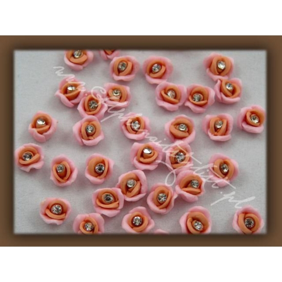 Fimo Różyczki 3D frkc01 - Pink/Peru