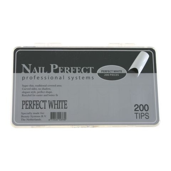 Nail Perfect Tips Perfect White 200 sztuk