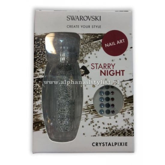 CRYSTAL PIXIE Nail Box do zdobienia paznokci STARRY NIGHT 5,0 g Crystals from Swarovski