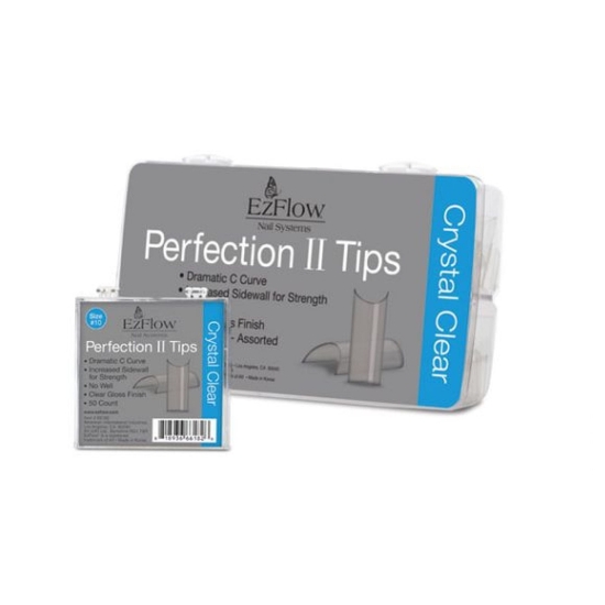 Ez Flow Tips Perfection II Crystal Clear 100 sztuk