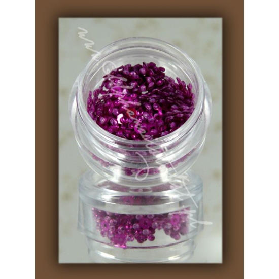 Kwiatki z dziurką kwd3D02 - Glitter Deep Pink
