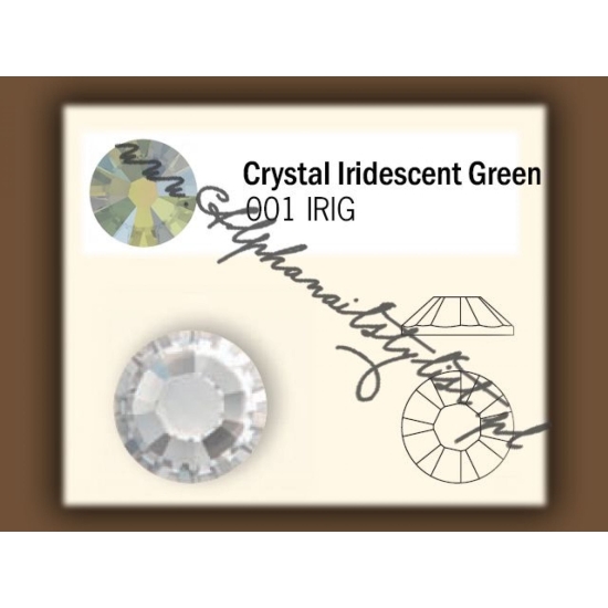 Cyrkonie SWAROVSKI ss5 - Crystal Iridescent Green