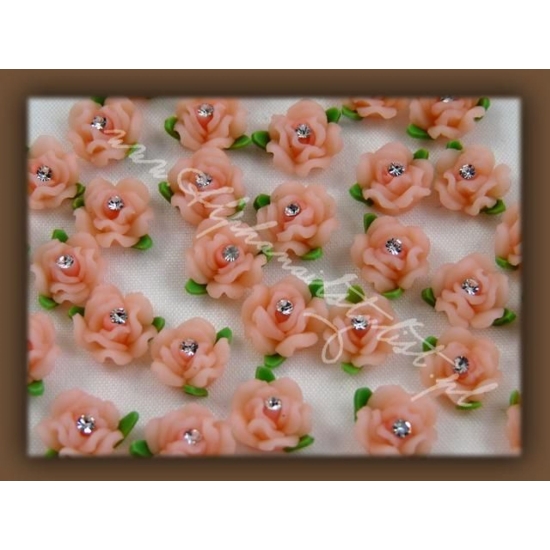 Fimo Różyczki 3D frrc03 - Peach Puff