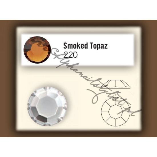 Cyrkonie SWAROVSKI ss3 - Smoked Topaz