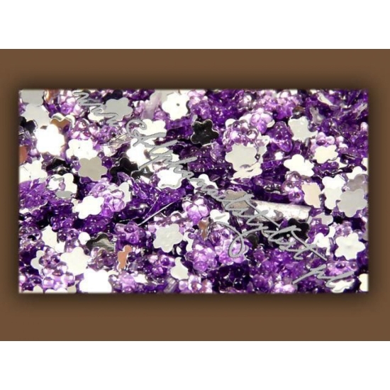 Cyrkonie Kwiatki ckw - Light Amethyst