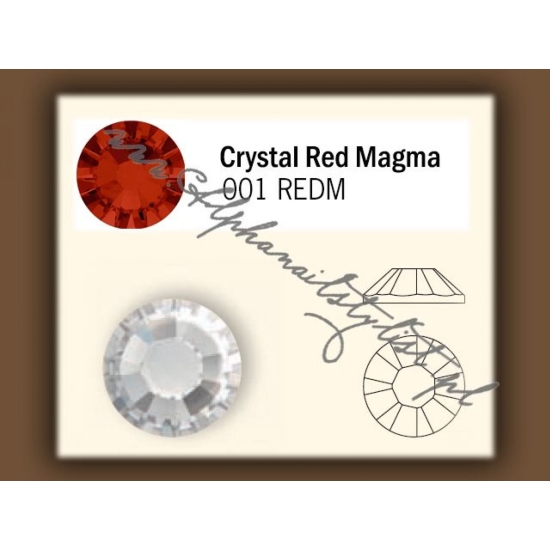 Cyrkonie SWAROVSKI ss5 - Crystal Red Magma