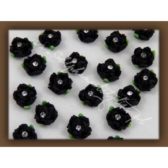 Fimo Różyczki 3D frrc15 - Black